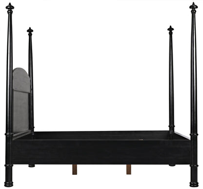 Noir New Douglas Bed in Hand Rubbed Black GBED116EKHB-NEW