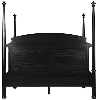 Noir New Douglas Bed in Hand Rubbed Black GBED116EKHB-NEW