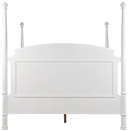 Noir New Douglas Bed in White Washed GBED116EKWH-NEW