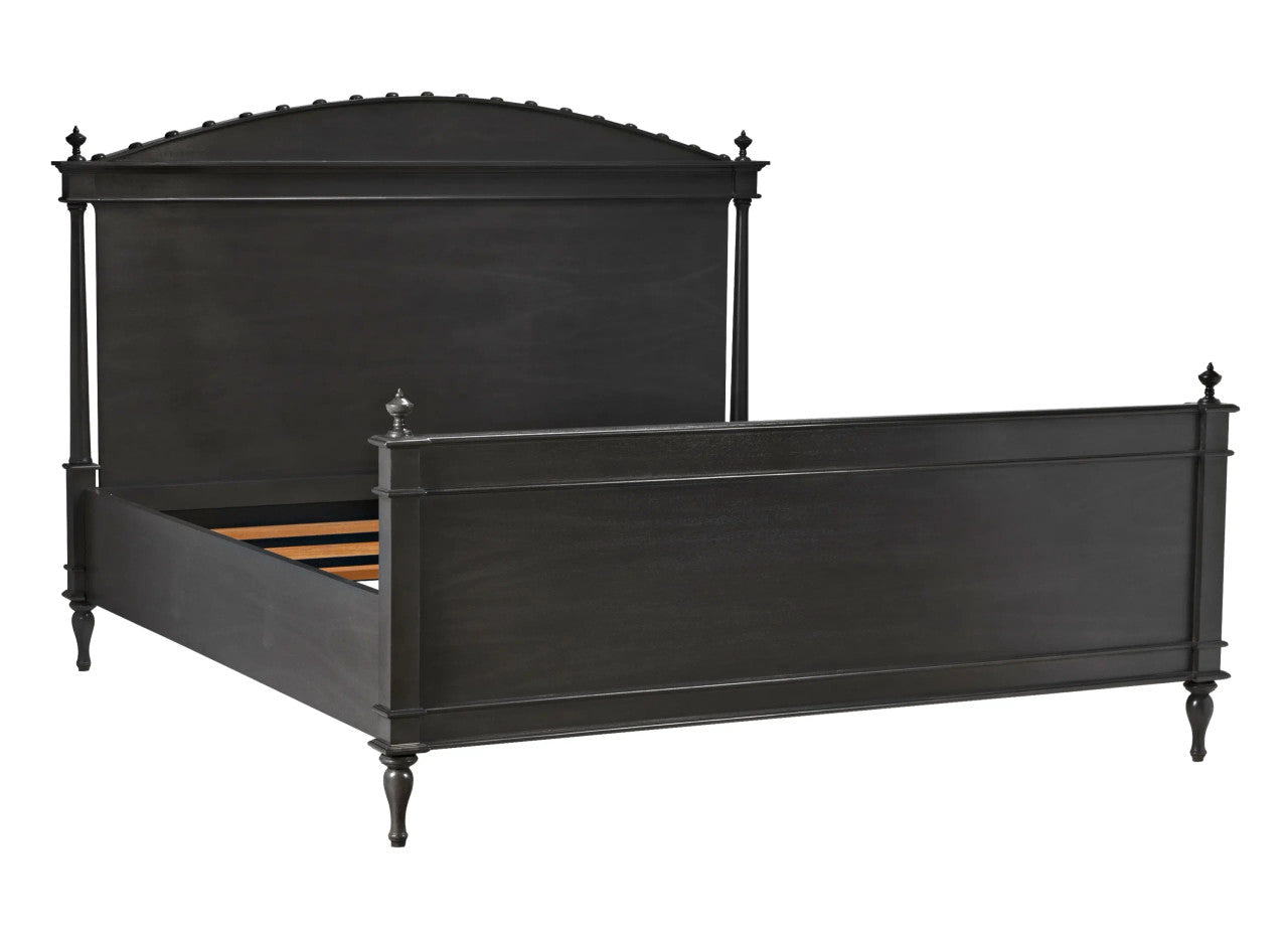 Noir Owen Bed in Pale GBED123EKP