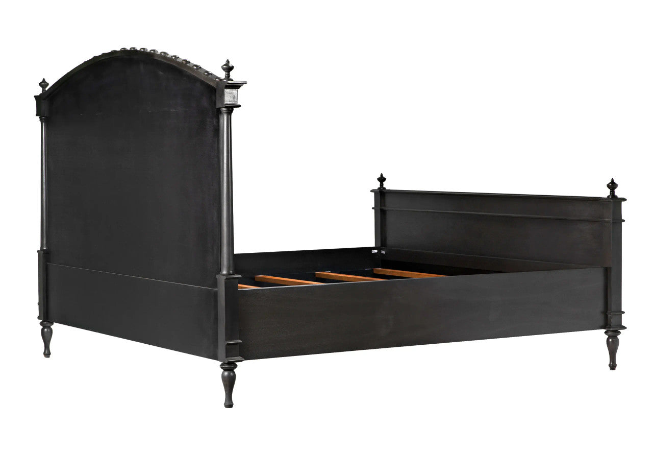 Noir Owen Bed in Pale GBED123EKP