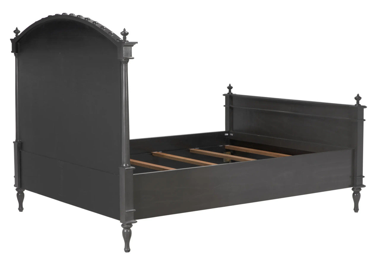 Noir Owen Bed in Pale GBED123QP