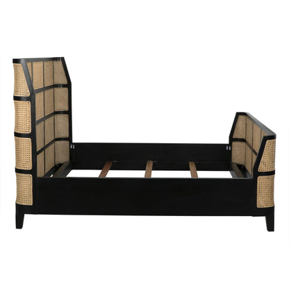 Noir Porto Bed in Hand Rubbed Black GBED133EKHB