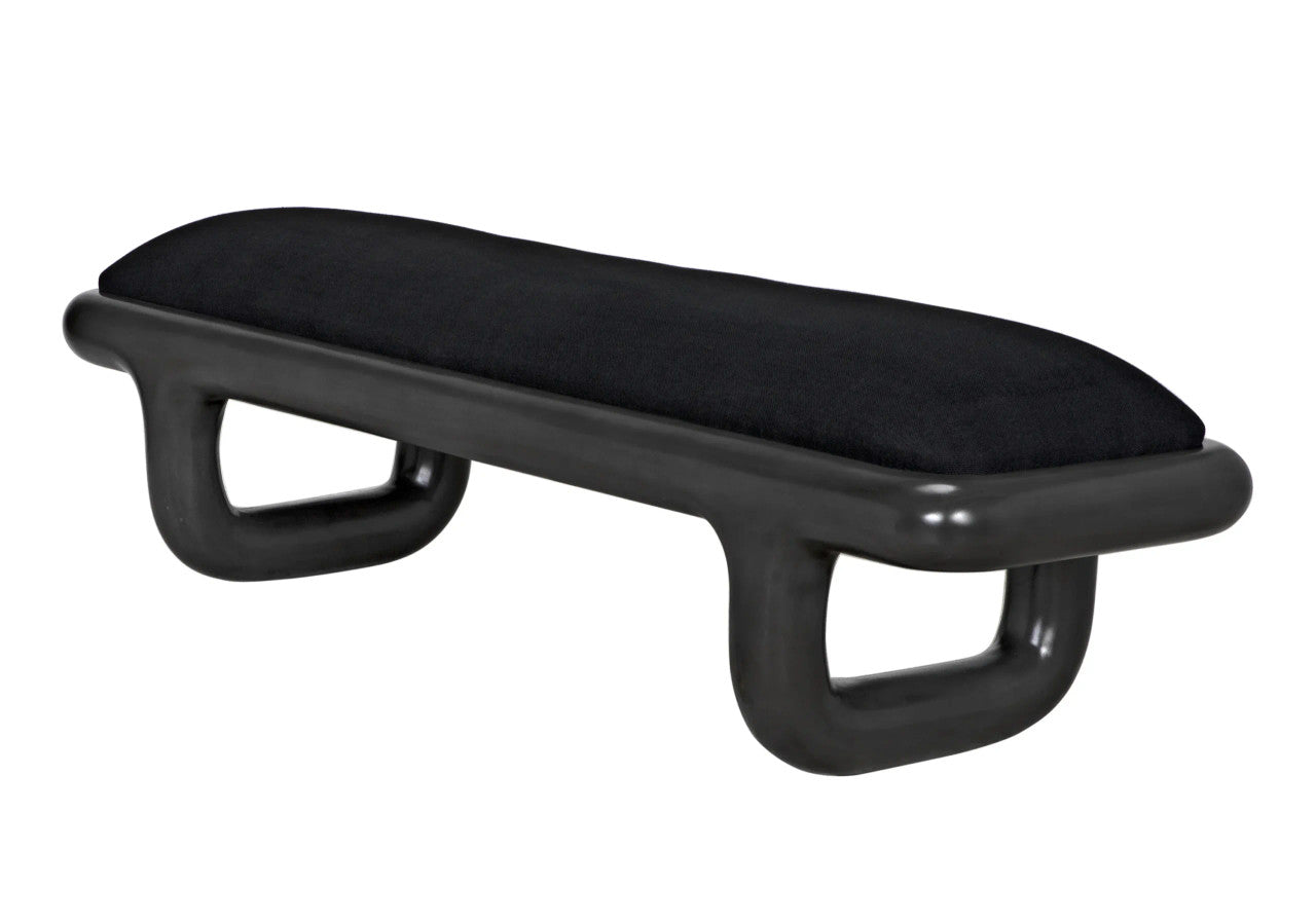 Noir Sigmund Bench in Pale GBEN141P