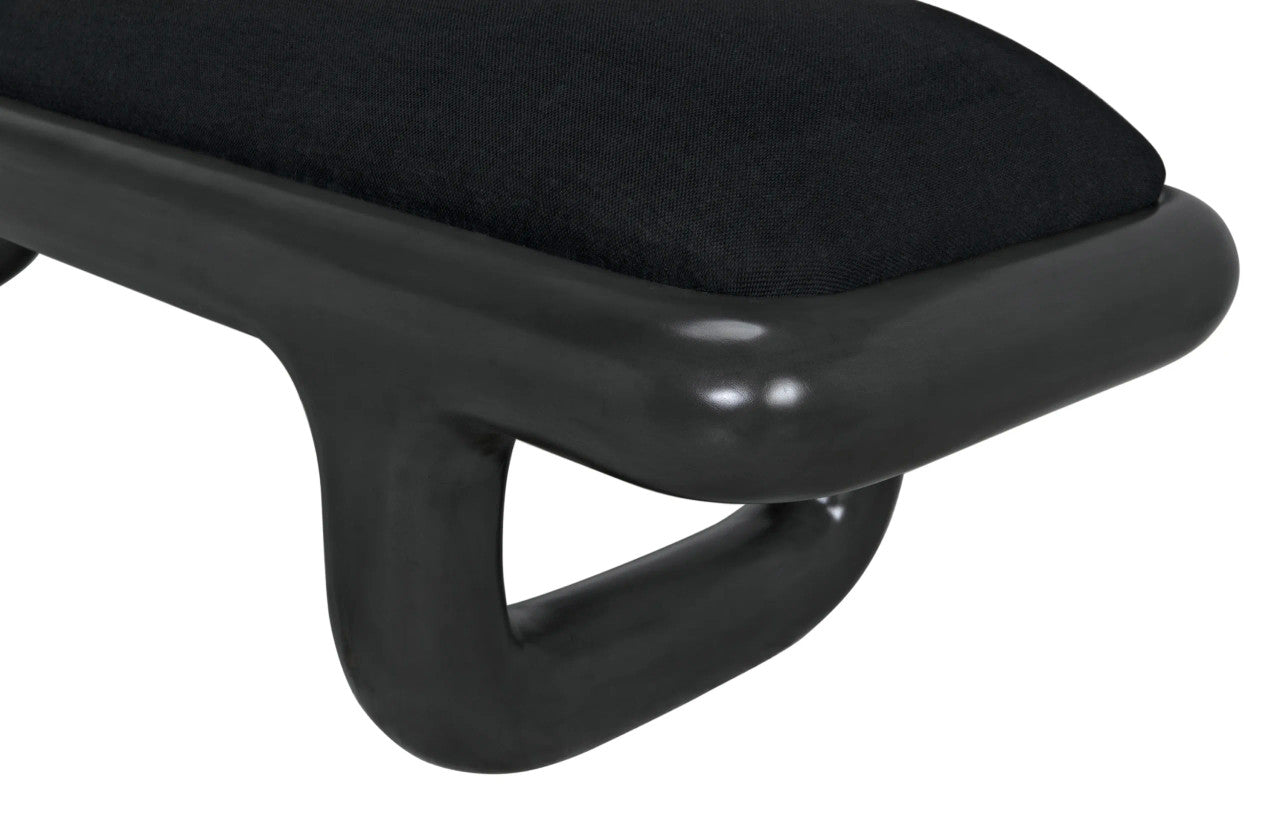 Noir Sigmund Bench in Pale GBEN141P