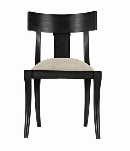 Noir Athena Side Chair in Pale GCHA239P