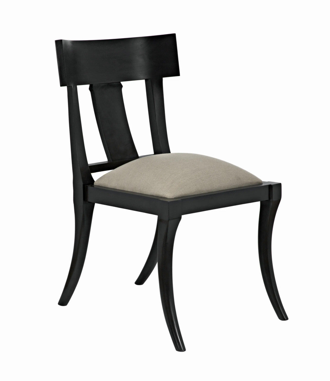 Noir Athena Side Chair in Pale GCHA239P