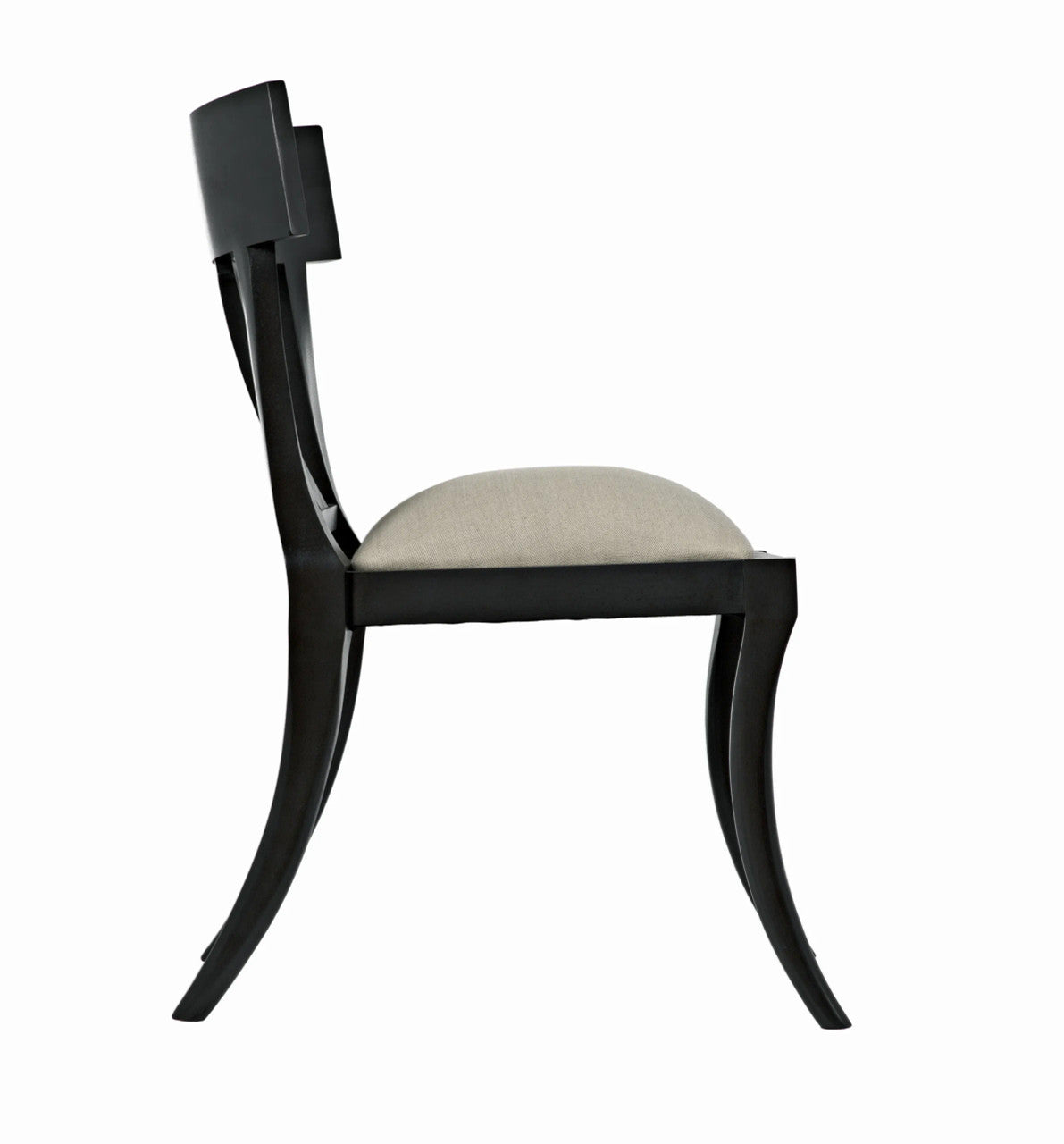 Noir Athena Side Chair in Pale GCHA239P