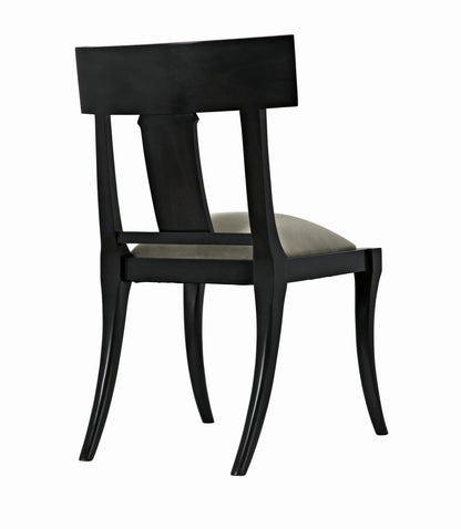 Noir Athena Side Chair in Pale GCHA239P