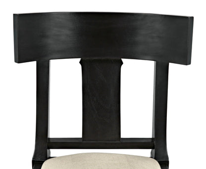 Noir Athena Side Chair in Pale GCHA239P