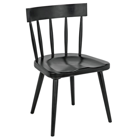 Noir Esme Chair in Hand Rubbed Black GCHA257HB