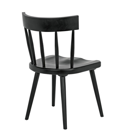 Noir Esme Chair in Hand Rubbed Black GCHA257HB