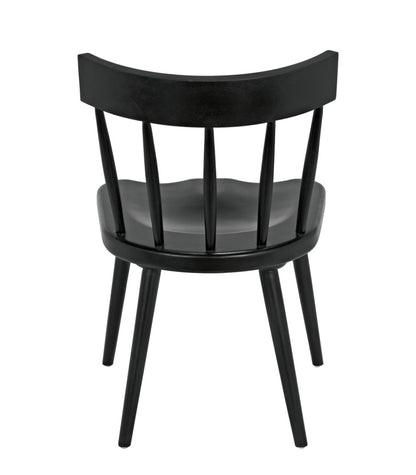 Noir Esme Chair in Hand Rubbed Black GCHA257HB