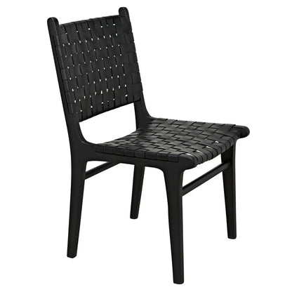 Noir Dede Dining Chair in Black GCHA277B