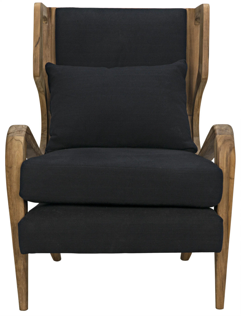 Noir Carol Chair in Waxed GCHA292T