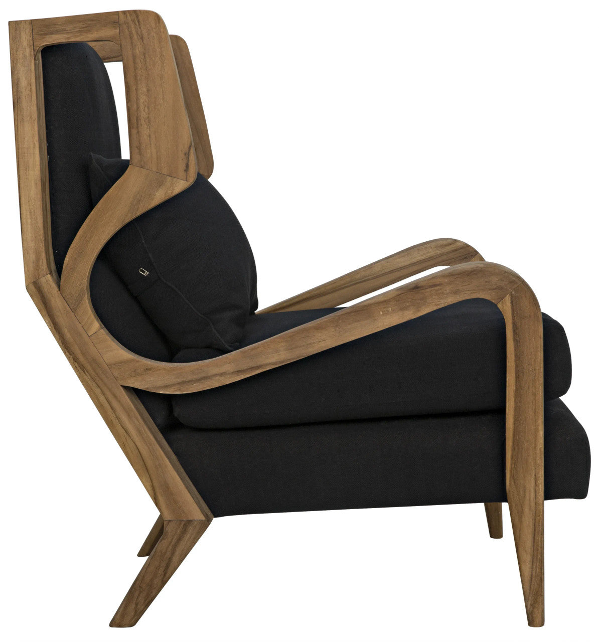 Noir Carol Chair in Waxed GCHA292T