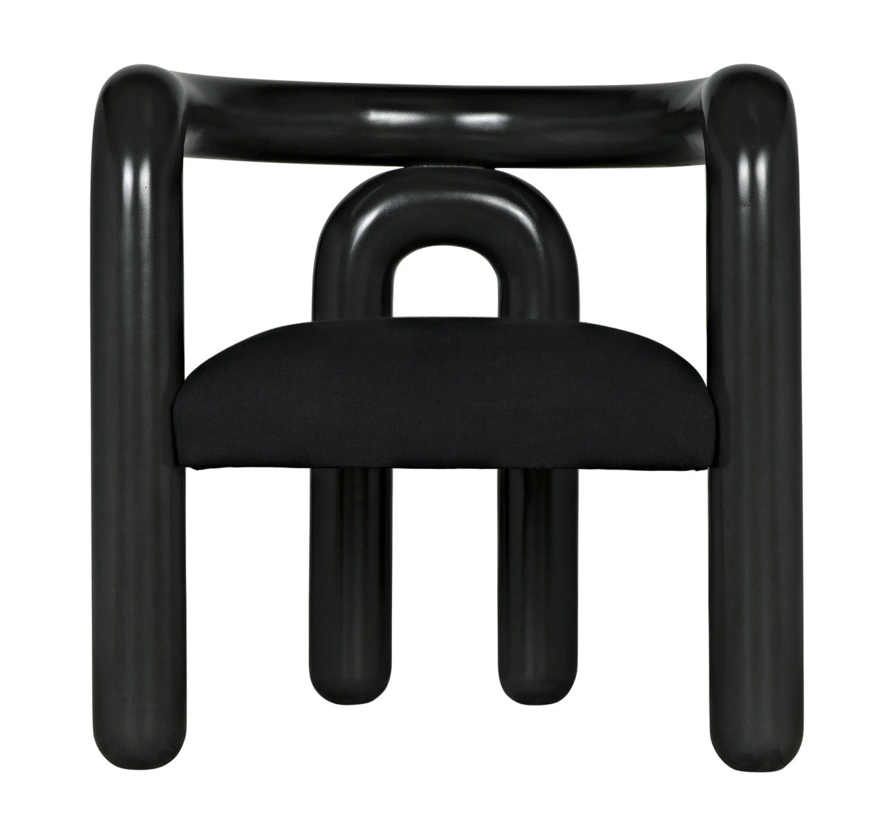 Noir Hockney Chair in Pale GCHA307P