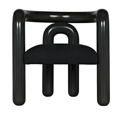 Noir Hockney Chair in Pale GCHA307P