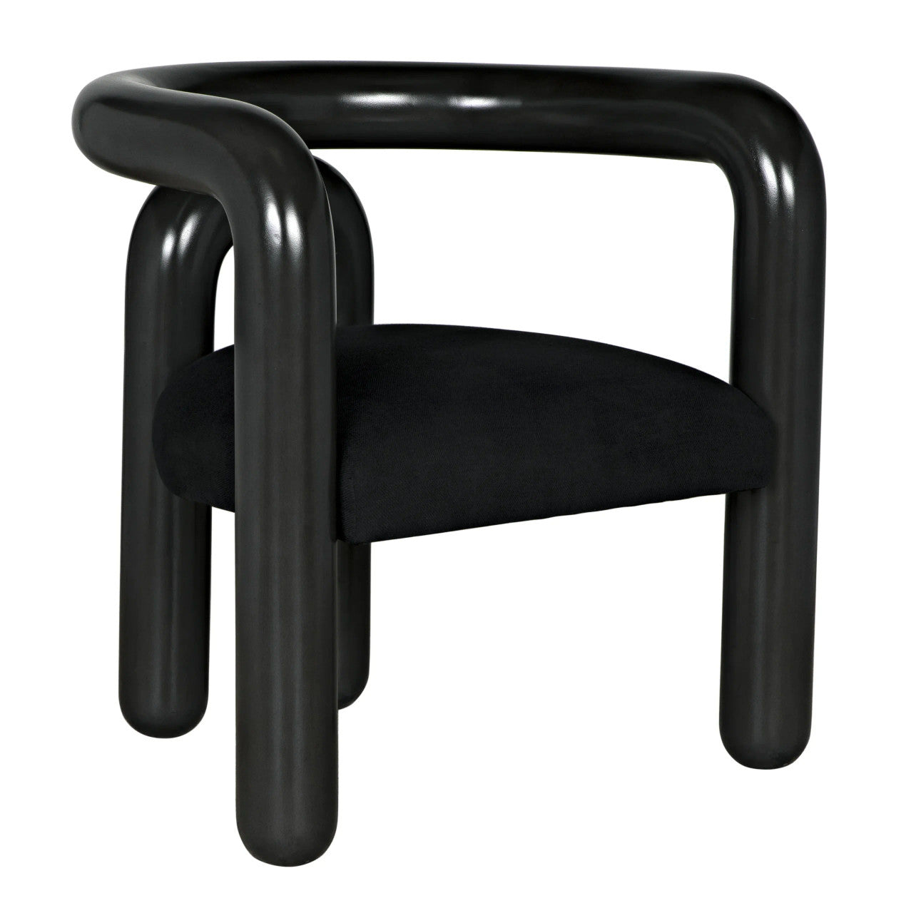 Noir Hockney Chair in Pale GCHA307P