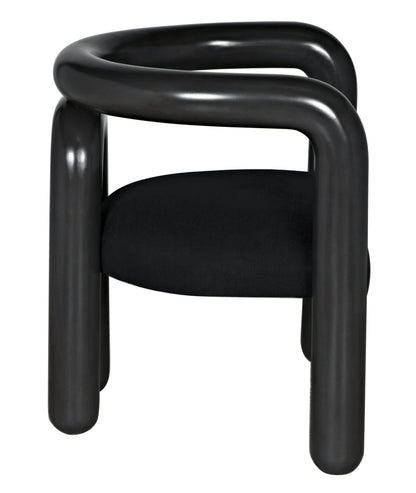 Noir Hockney Chair in Pale GCHA307P