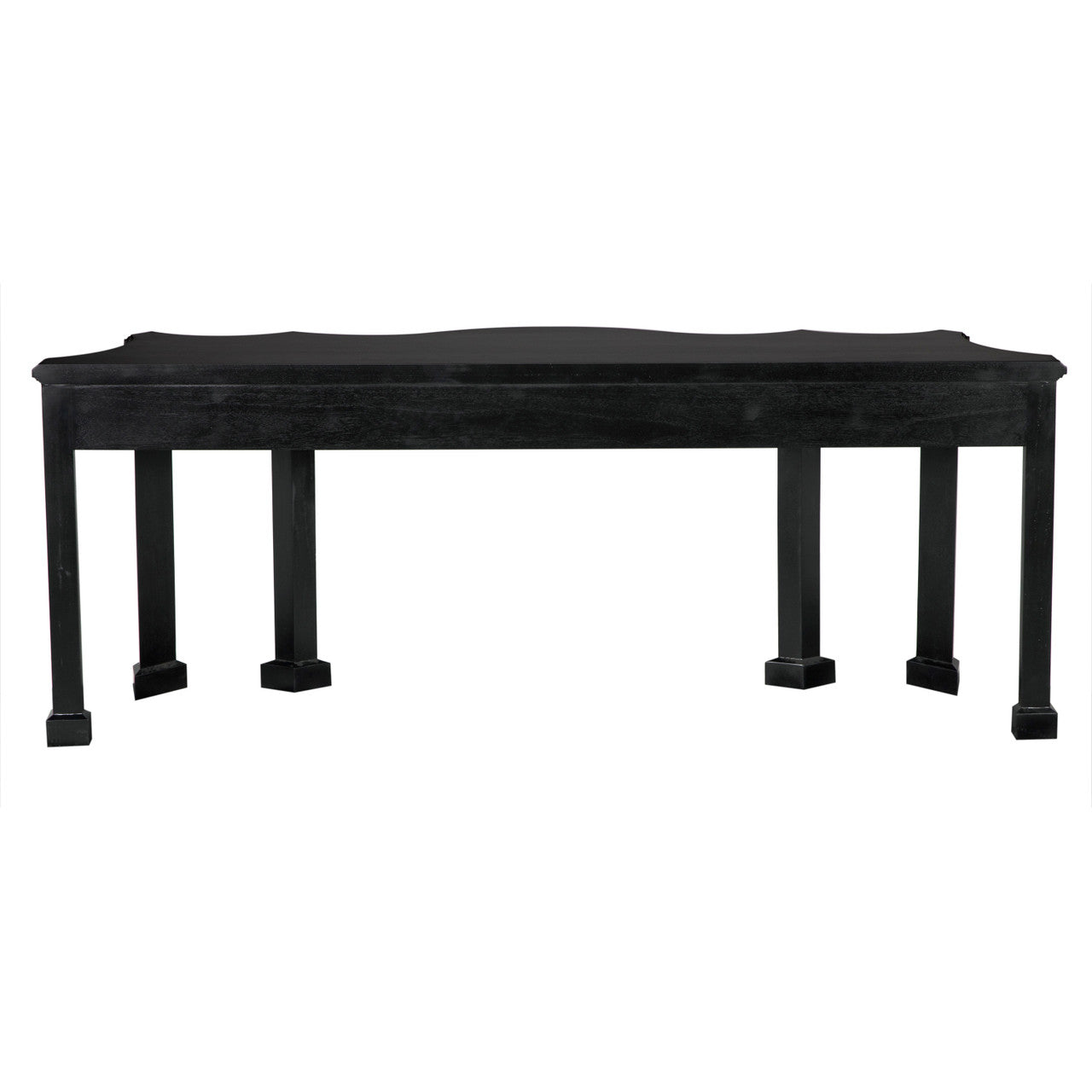 Noir Estate Console Hand Rubbed Black in Hand Rubbed Black GCON128HB