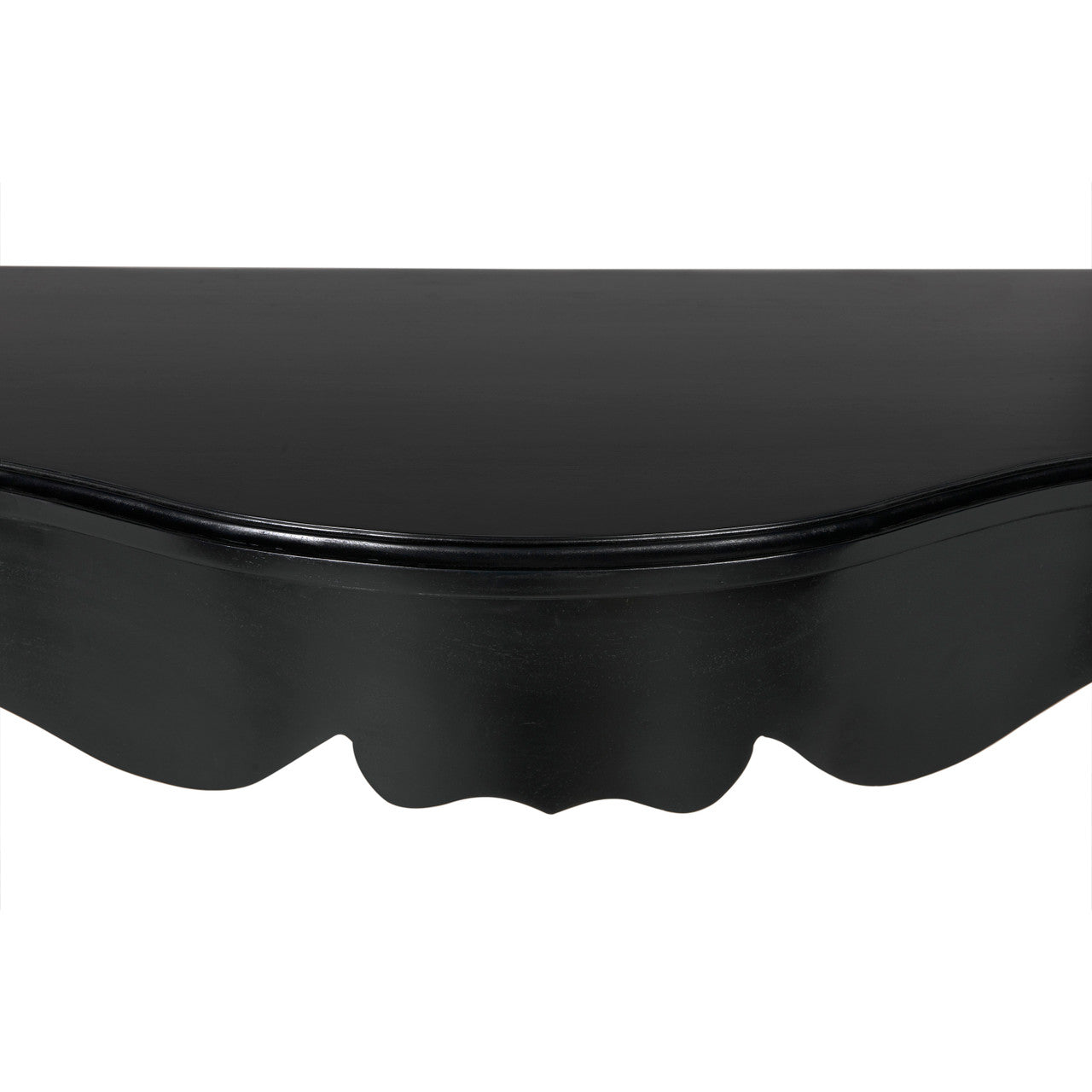 Noir Estate Console Hand Rubbed Black in Hand Rubbed Black GCON128HB