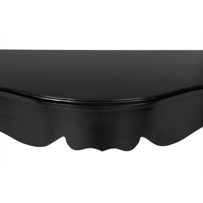 Noir Estate Console Hand Rubbed Black in Hand Rubbed Black GCON128HB