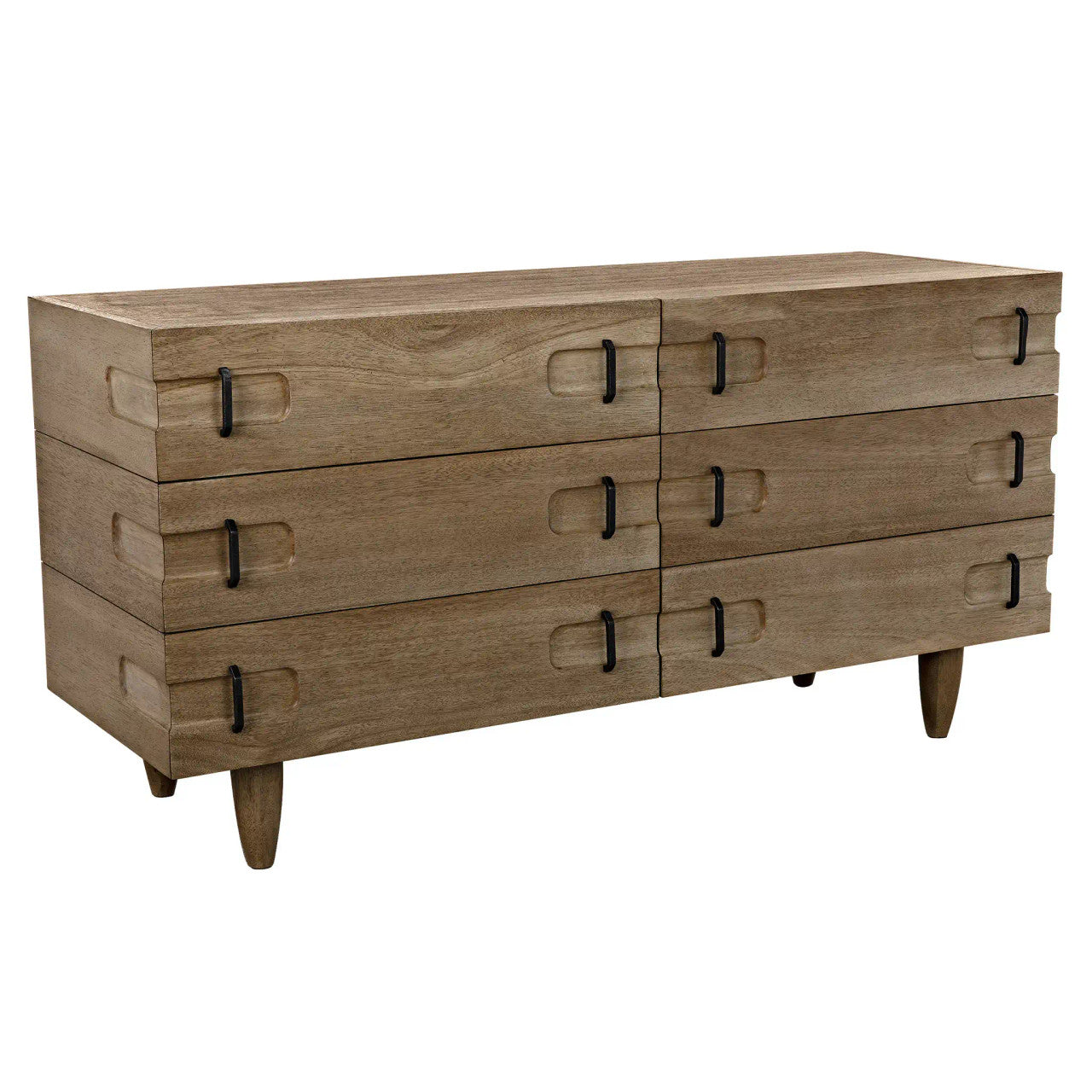 Noir David Sideboard in Washed Walnut GCON199WAW