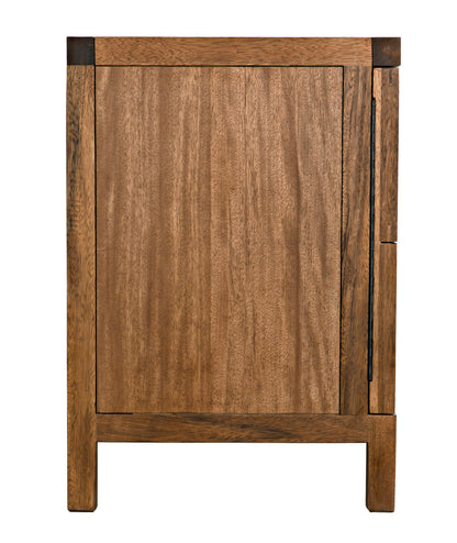 Noir Quadrant 2 Door Sideboard in Dark Walnut GCON231DW-2