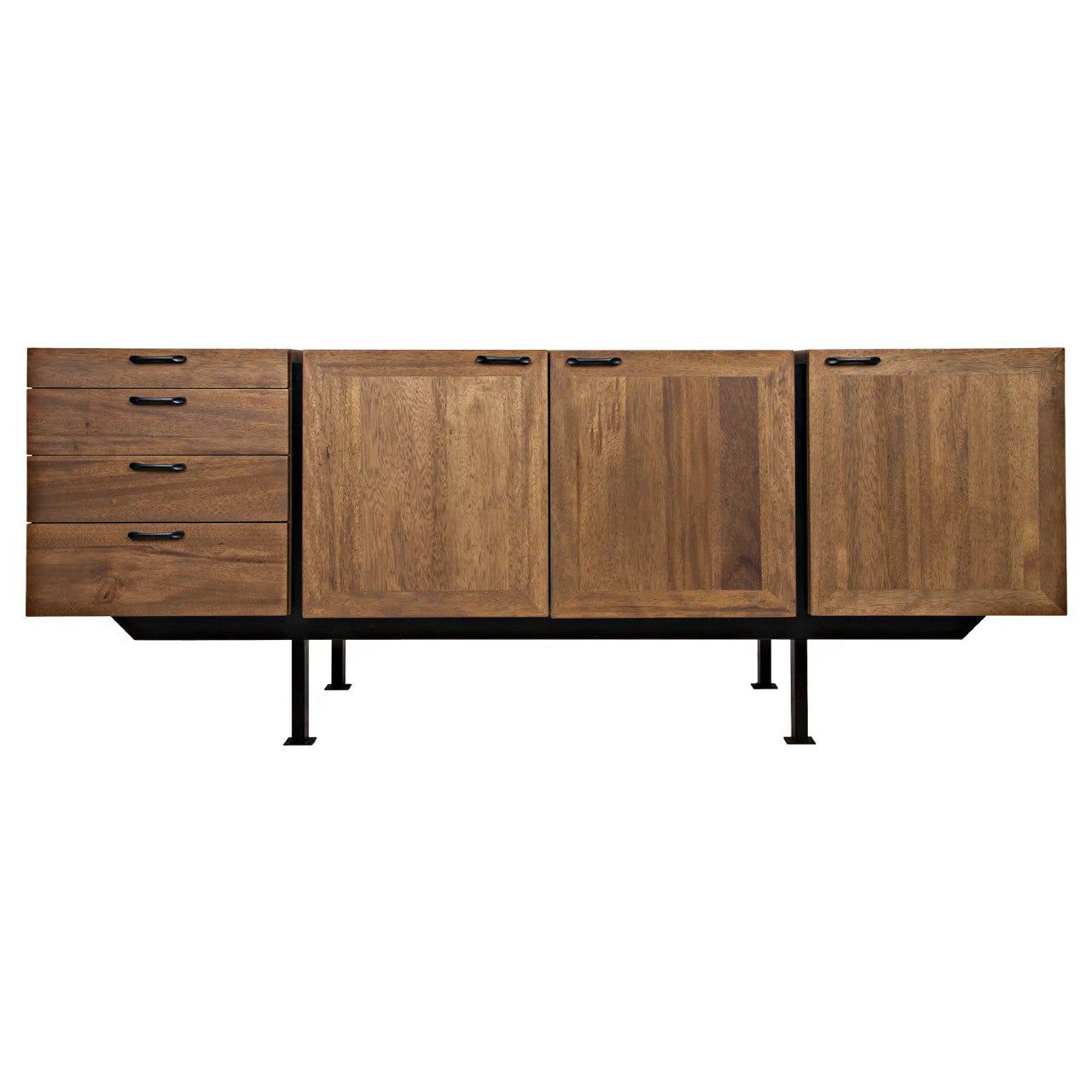 Noir Mind-Croft Sideboard in Dark Walnut GCON248DW