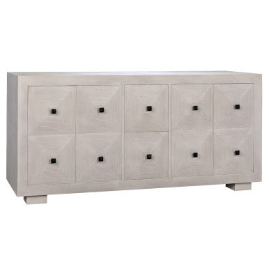 Noir Narcisse Sideboard in White Wash GCON278WH