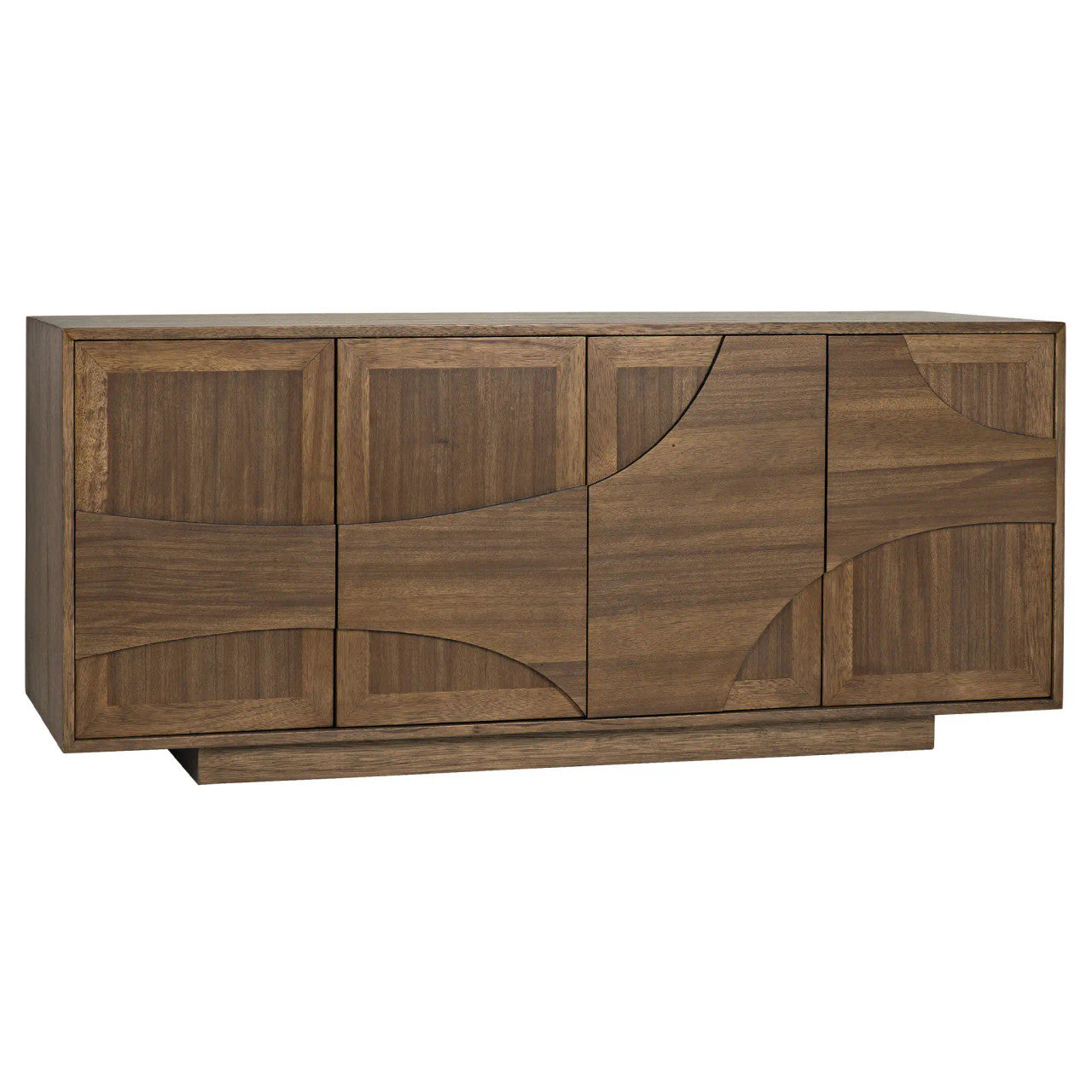 Noir Collage Sideboard in Dark Walnut GCON310DW