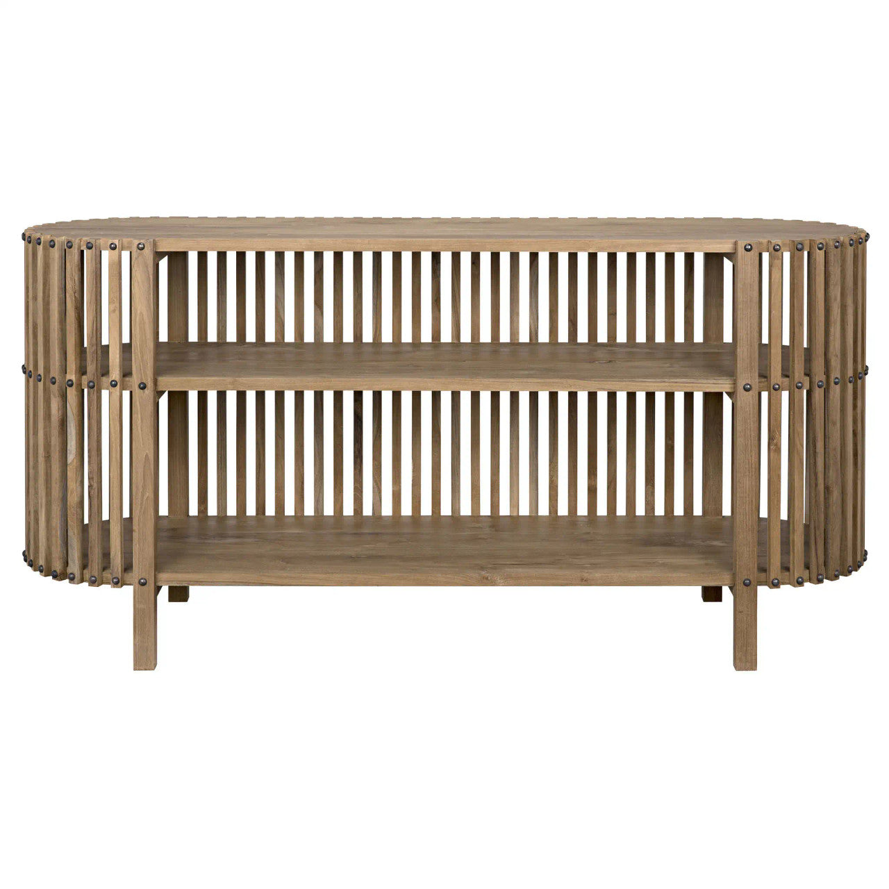 Noir Consuela Console in Natural GCON319T