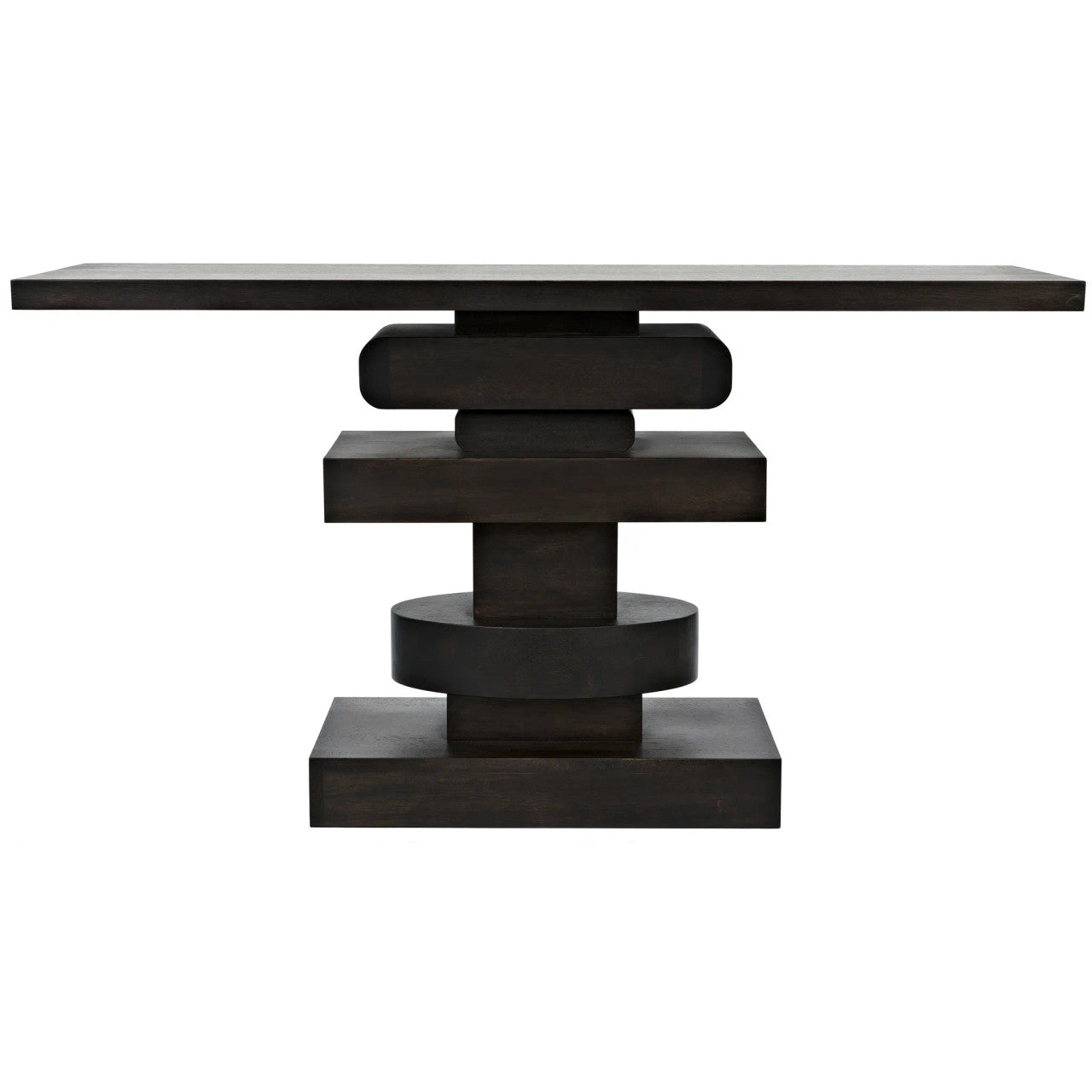 Noir Solange Console in Ebony Walnut GCON356EB