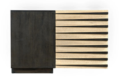 Noir Tyson Sideboard in Ebony Walnut and Washed Walnut GCON389EB