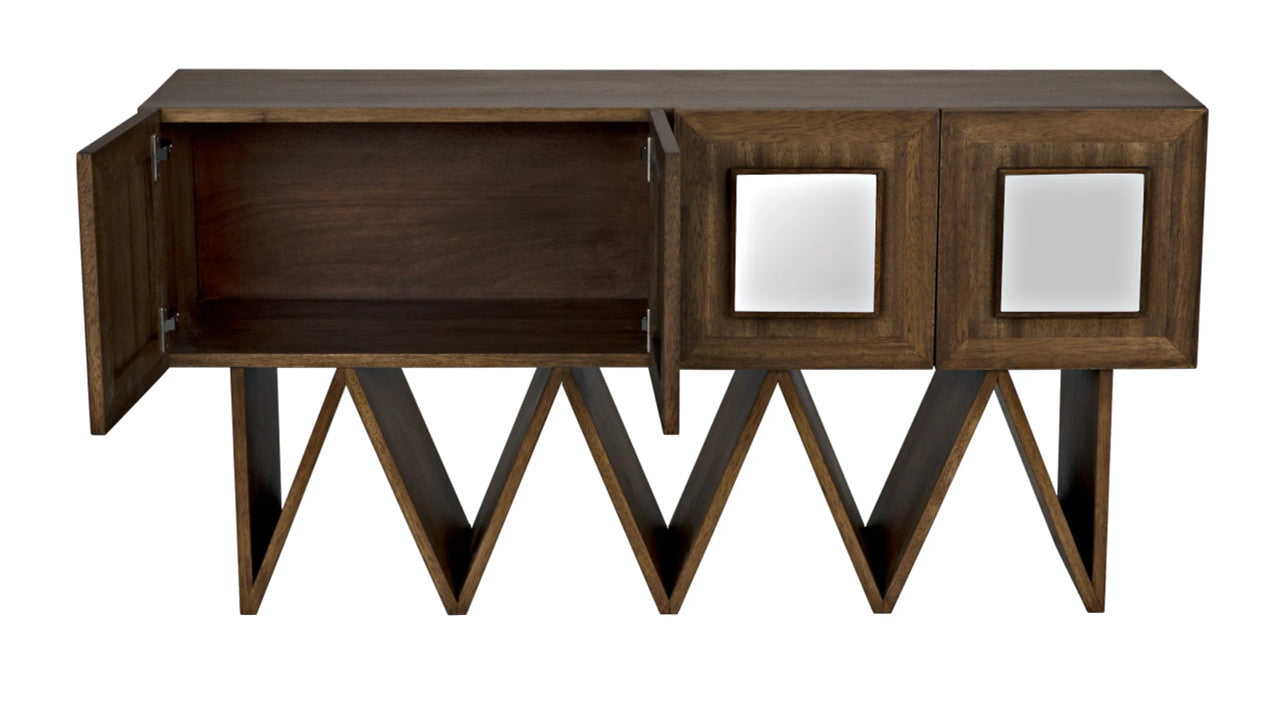 Noir Jean-Michel Sideboard in Dark Walnut GCON394DW