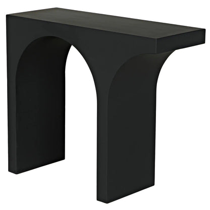 Noir Maximus Console/Side Table in Matte Black GCON396MTB