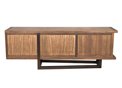 Noir William Sideboard in Dark Walnut with Ebony Walnut Base GCON401