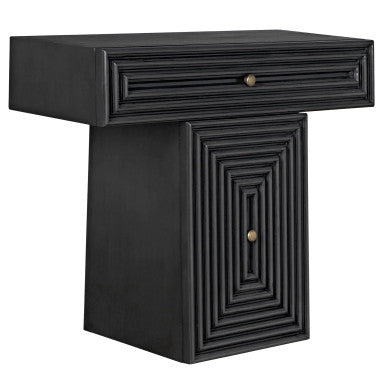 Noir Brice Console in Pale GCON402P