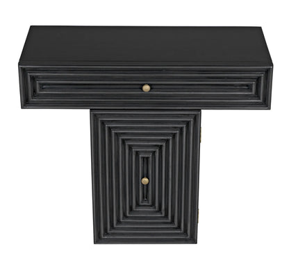 Noir Brice Console in Pale GCON402P