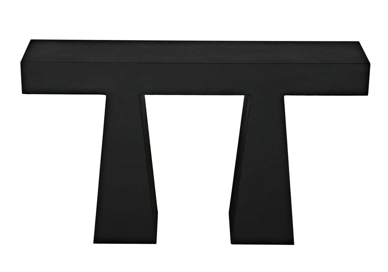 Noir Wendell Console in Matte Black GCON403MTB