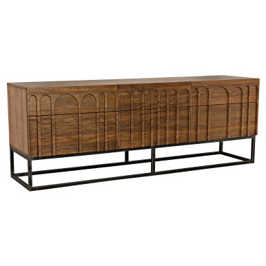 Noir Casanova Sideboard in Dark Walnut GCON405DW