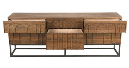 Noir Casanova Sideboard in Dark Walnut GCON405DW