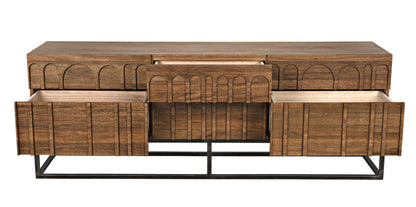 Noir Casanova Sideboard in Dark Walnut GCON405DW