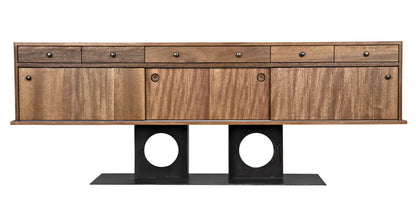 Noir Wolf Sideboard in Dark Walnut GCON406DW