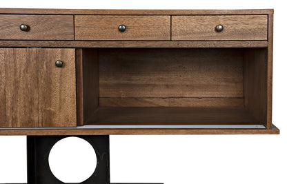 Noir Wolf Sideboard in Dark Walnut GCON406DW