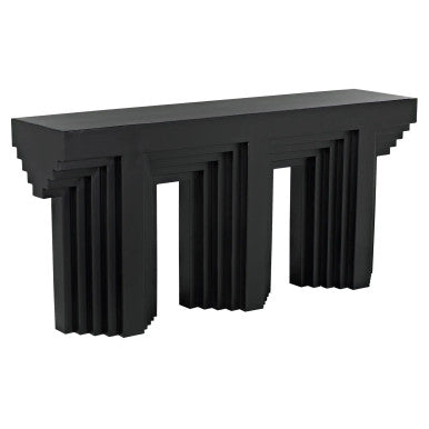 Noir Acropolis Console in Matte Black GCON412MTB