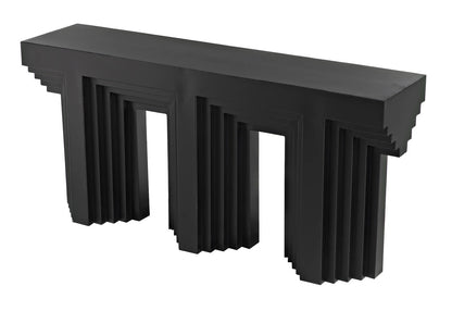 Noir Acropolis Console in Matte Black GCON412MTB