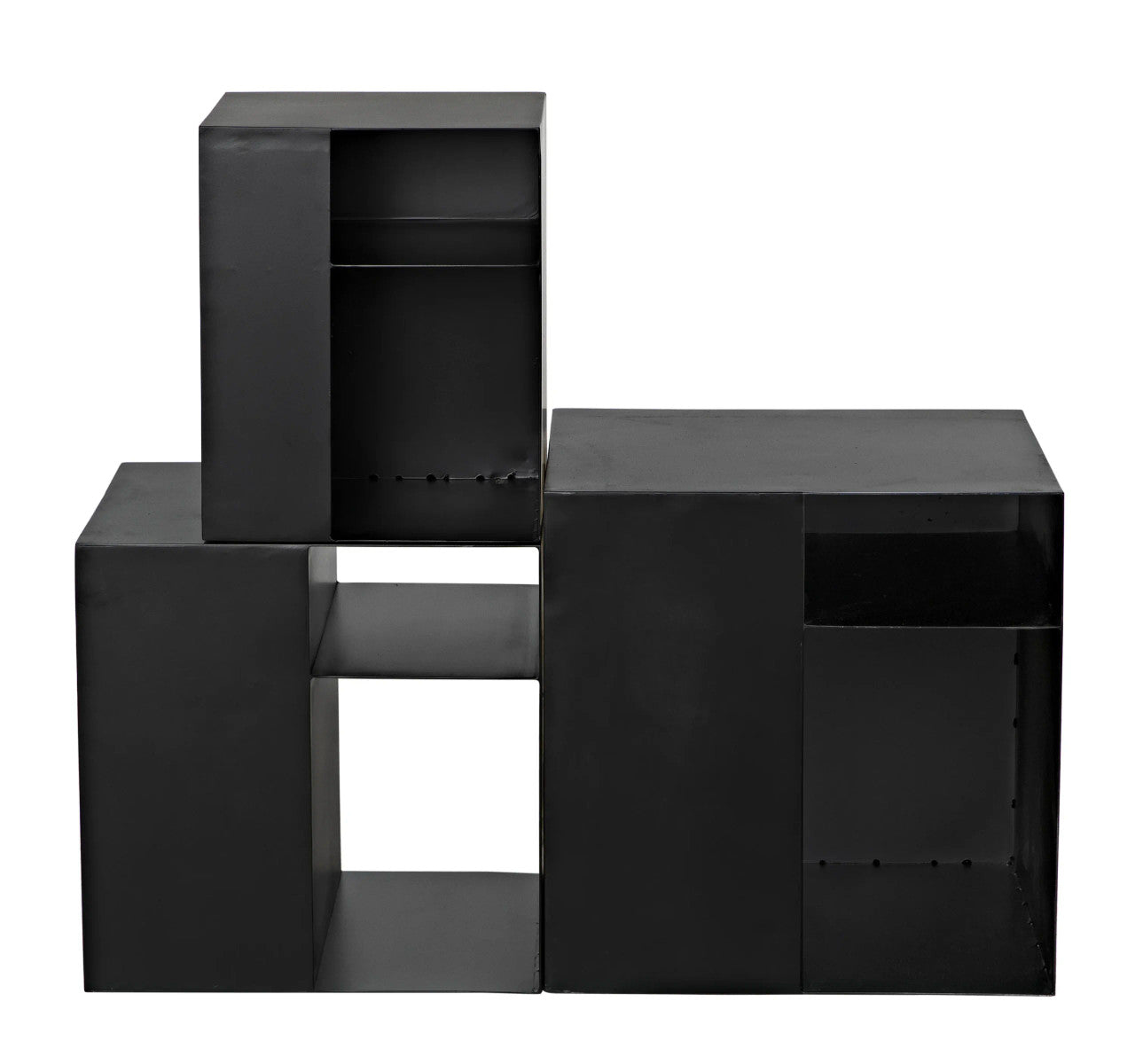 Noir Gropius Cubes in Matte Black GCON413MTB-3