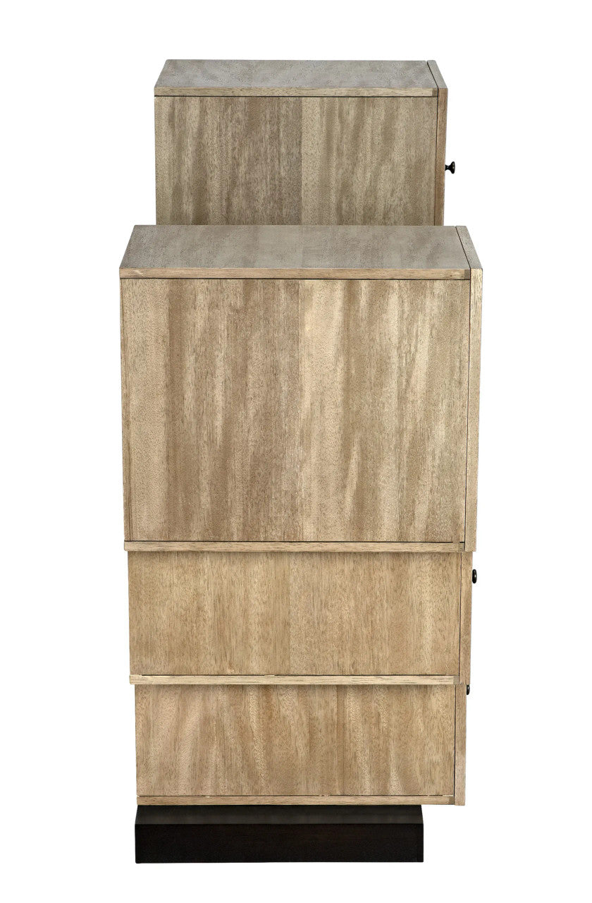 Noir Order Cabinet in Washed Walnut GCON416WAW